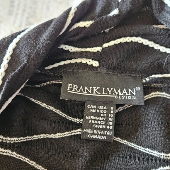 Black/White Open Cardigan - Picture 7 of 9